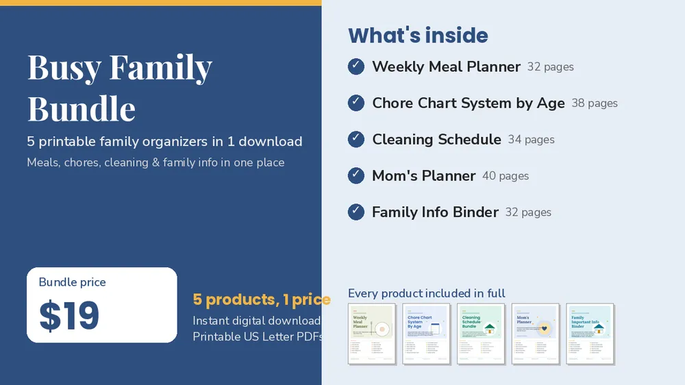 Cover of Busy Family Bundle