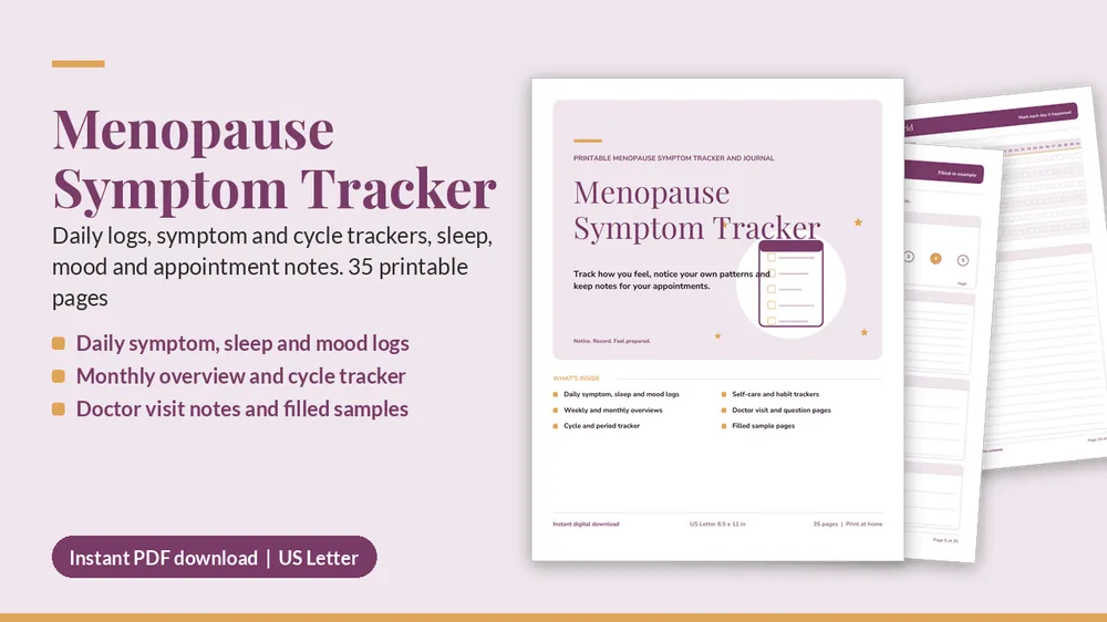 Cover of Menopause Symptom Tracker