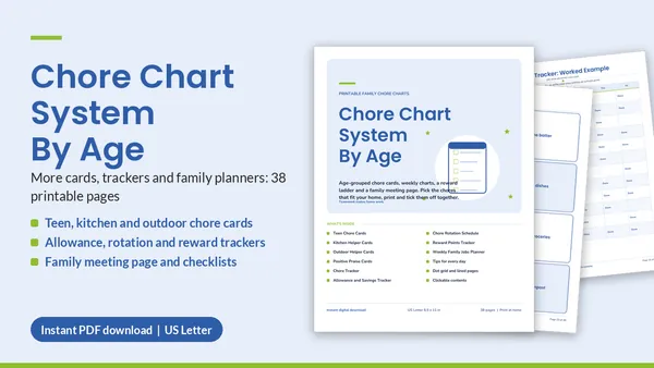 Cover of Chore Chart System by Age