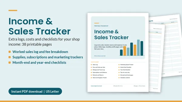Cover of Income & Sales Tracker