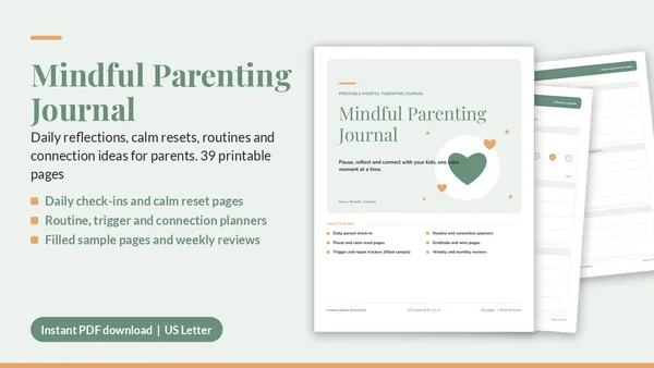 Cover of Mindful Parenting Journal