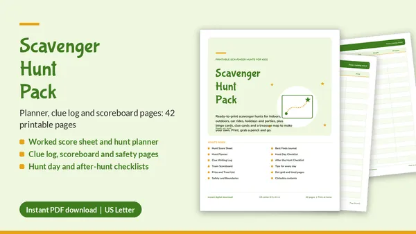 Cover of Scavenger Hunt Pack