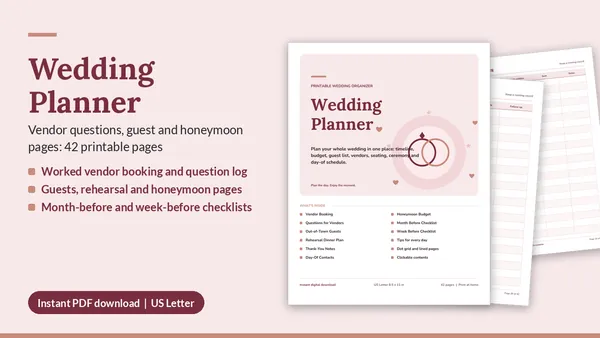 Cover of Wedding Planner